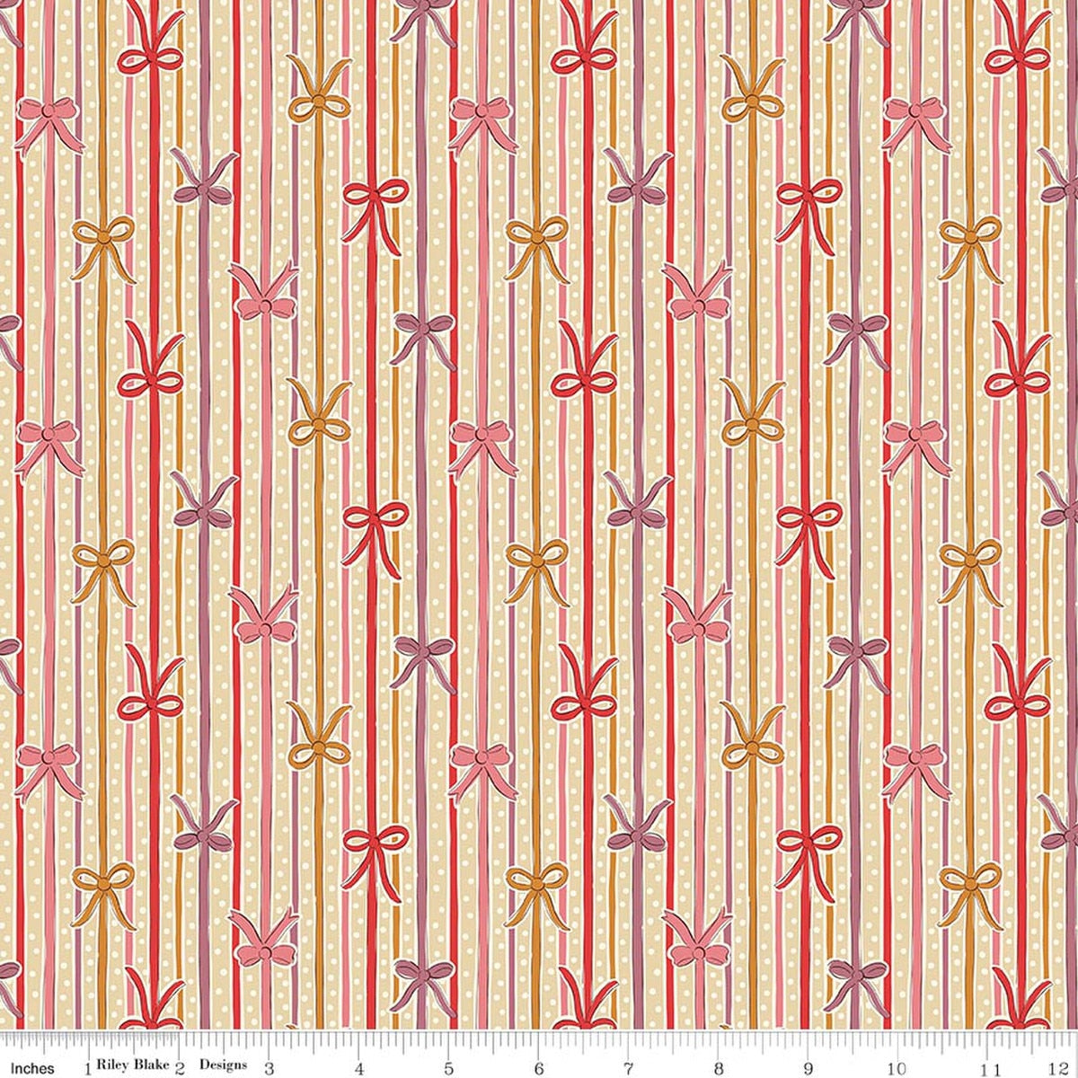 Liberty Festive Magic Ribbon Stripe A