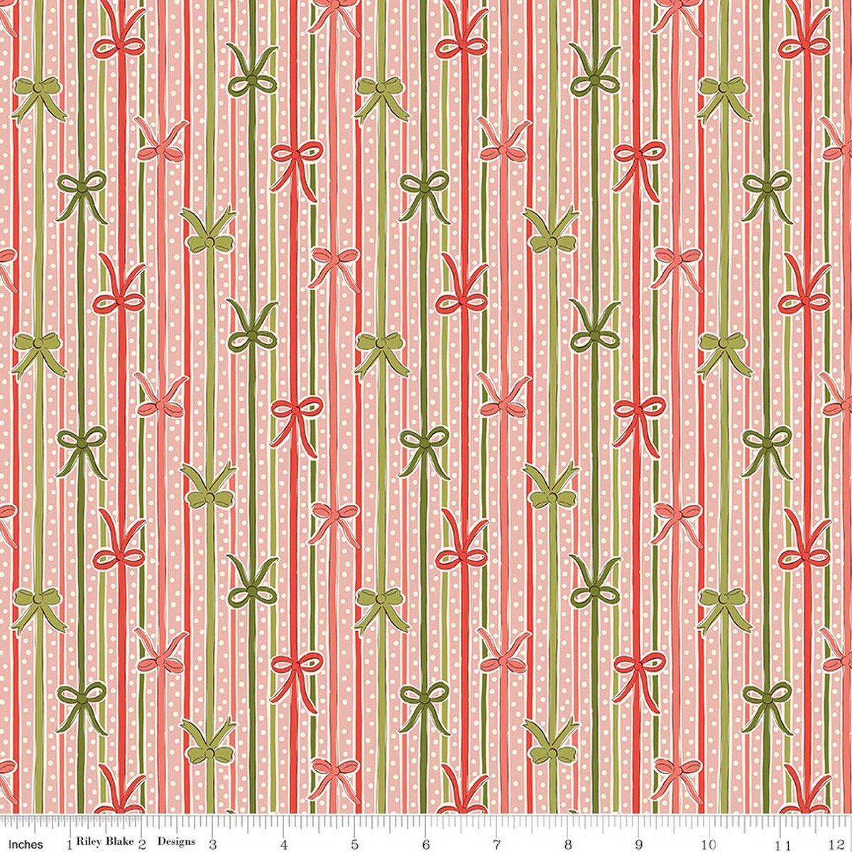 Liberty Festive Magic Ribbon Stripe D