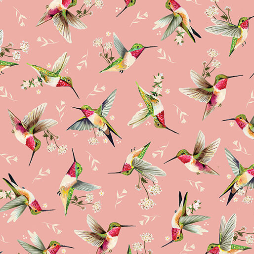 Hummingbird Toss Rose - Into the Meadow
