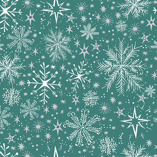 Snow Frost Teal Magical Season