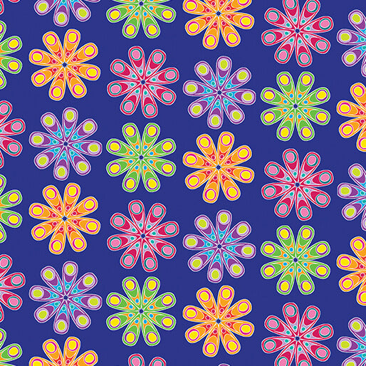 Kaleidoscope Dark Blue/Multi