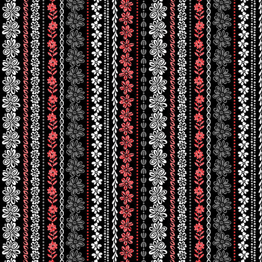 Bloom Line Graphite Rose Crimson Night