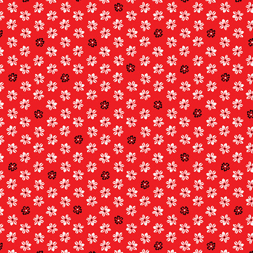 Pixel Petal Rose Crimson Night