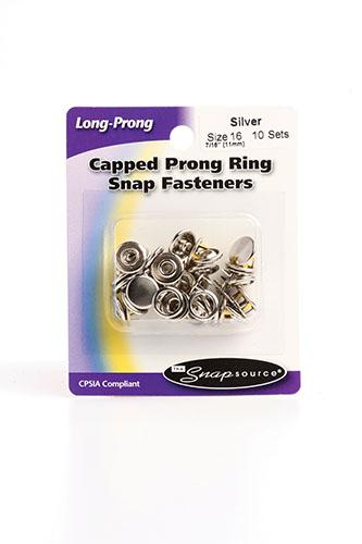 Cap Prong Ring Sz16 Sil 10