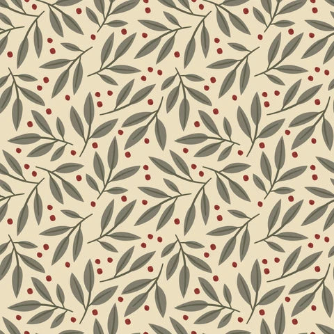 Crimson and Evergreen Warm Sprouts White