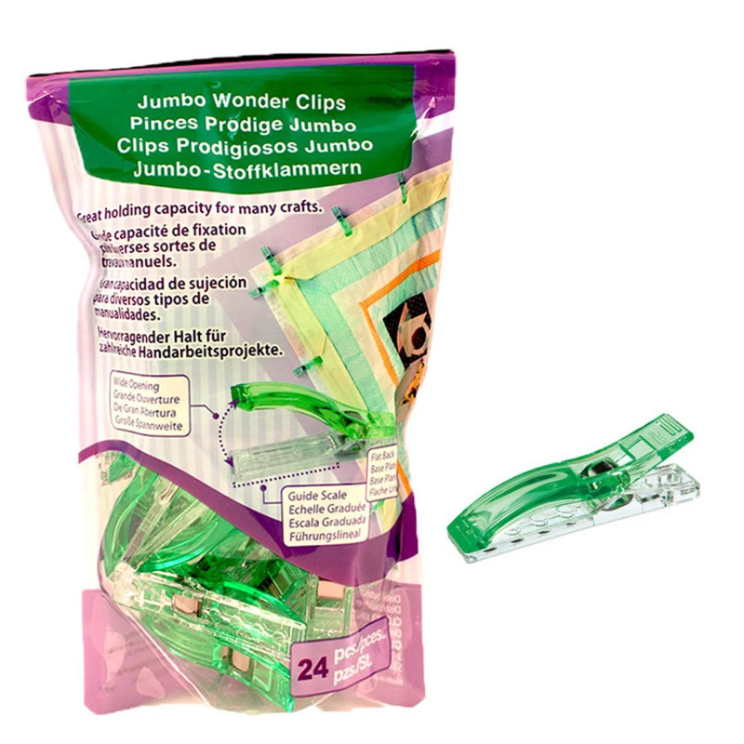 Clover Jumbo Wonder Clips 24/pack