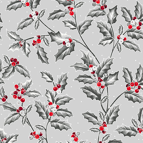 Pretty Poinsettias Holly Vine