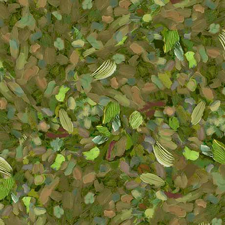 Fluttering Petals Watercolor Texture - Green