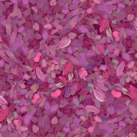 Fluttering Petals Watercolor Texture - Sangria