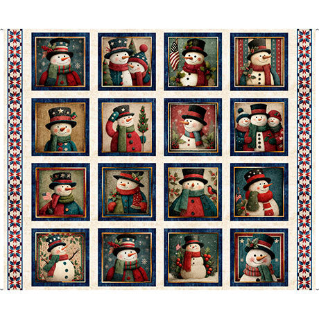 All American Snowman - Cream