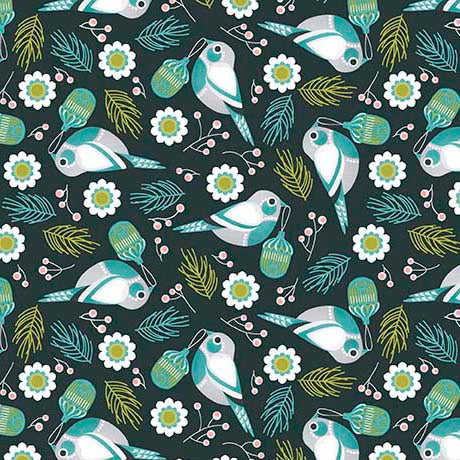 12 Days of Christmas Turtle Doves  - DK Teal