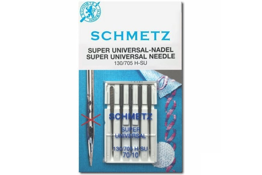 Schmetz Super Nonstick Needles Universal 130/705 H-SU 70/10