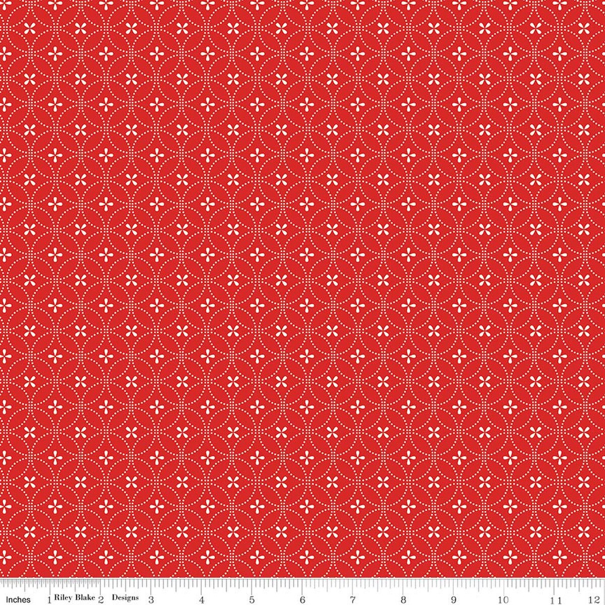 Summer's in Town Circle Dots Red