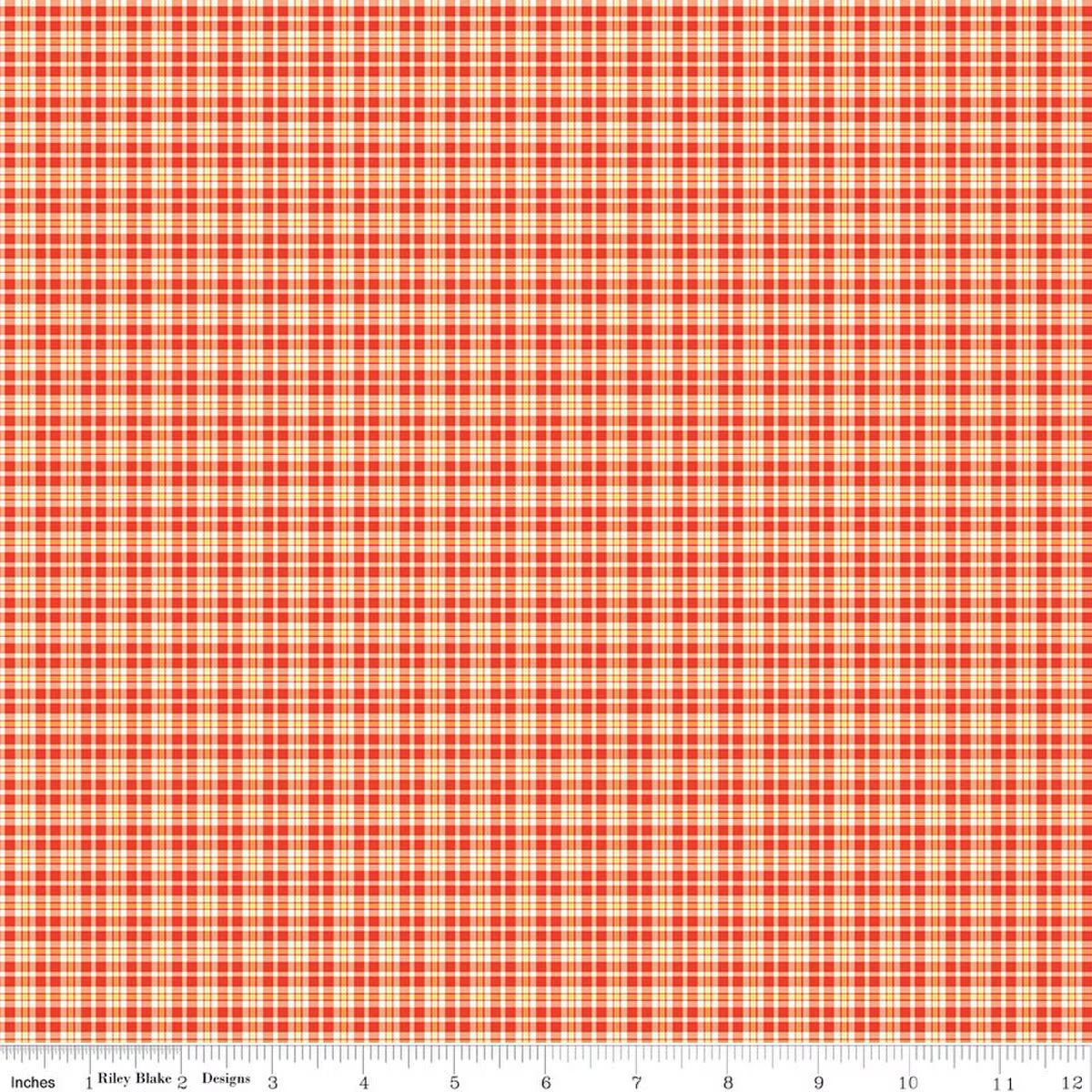 Summer's in Town Plaid Red