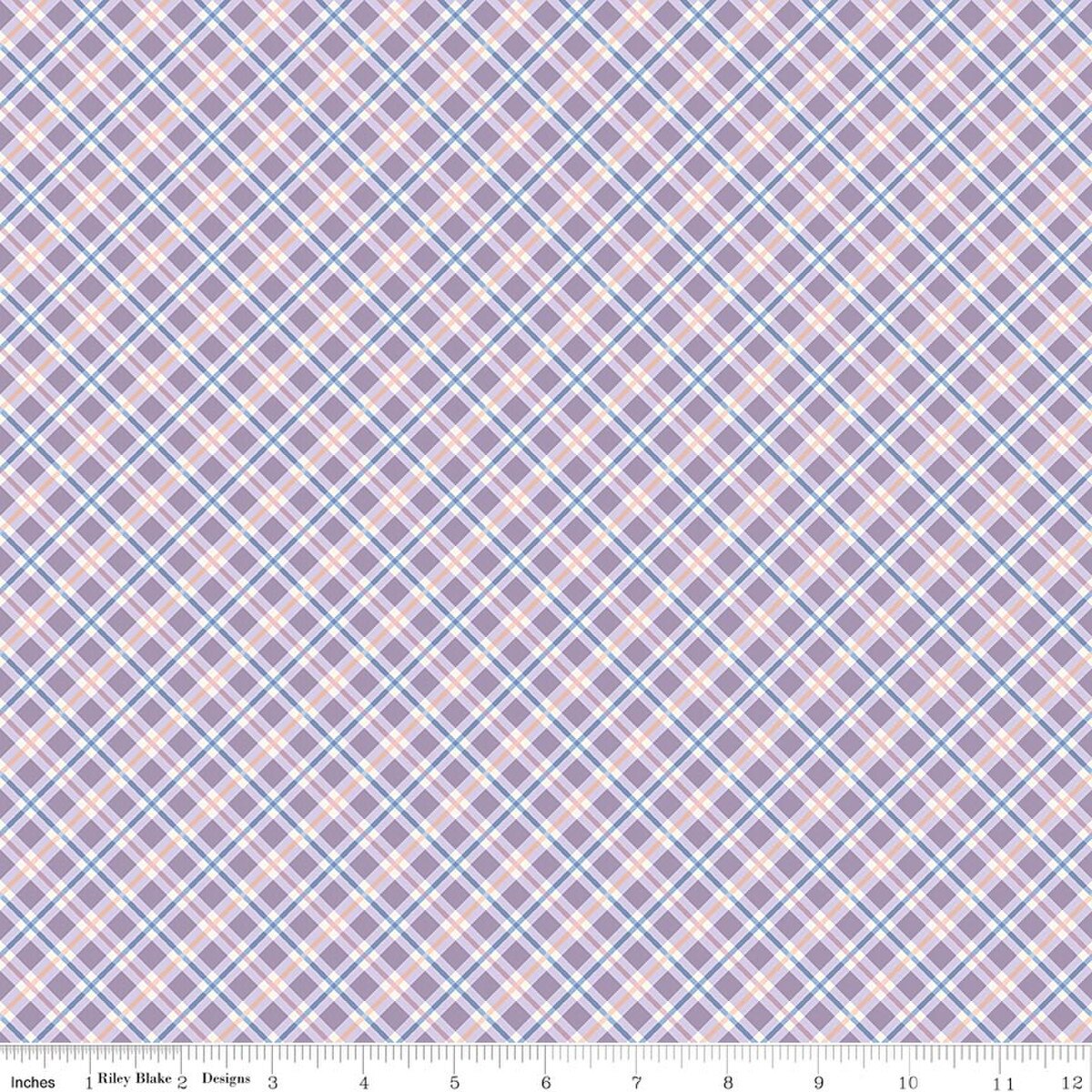 Daybreak on the Prairie Plaid - Purple