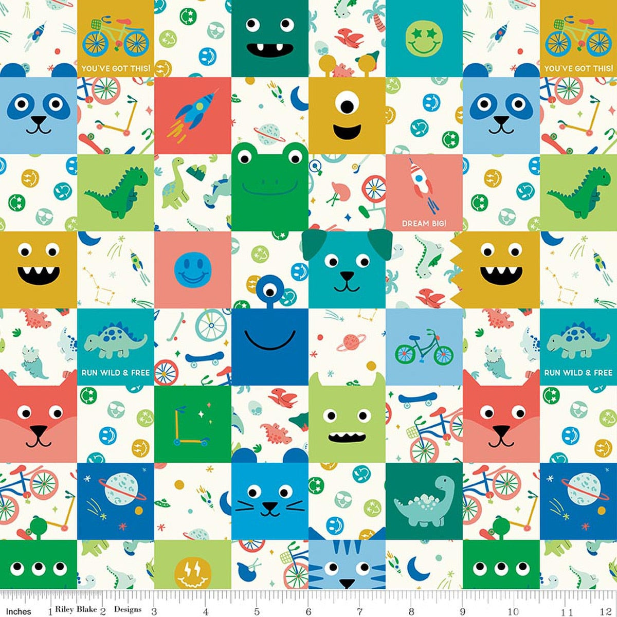 Brave Your Way Cheater Print Multi