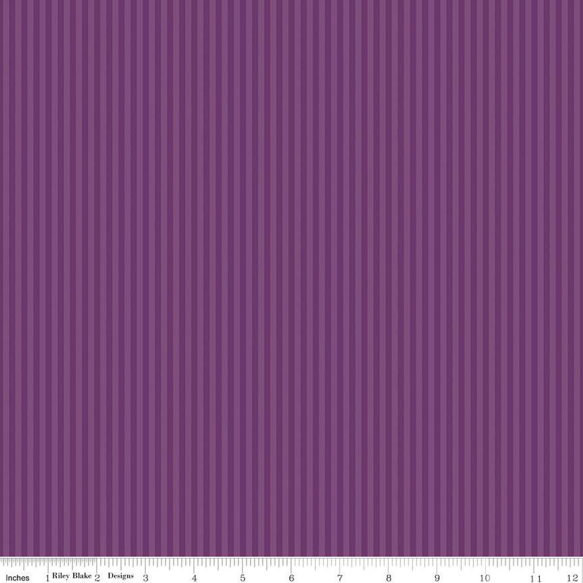 1/8" Tonal Stripe - Eggplant