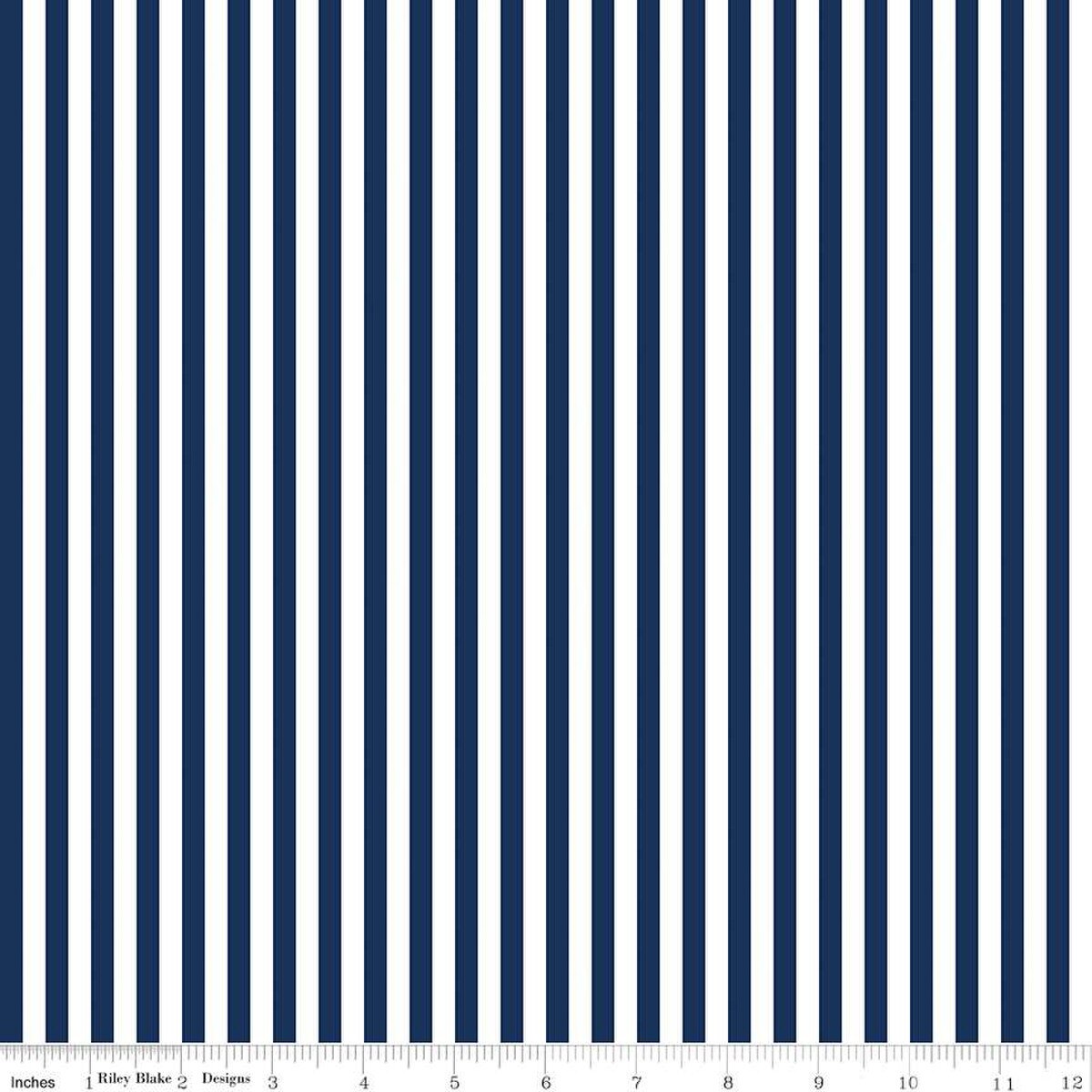 Stripe 1/4 " Color Navy