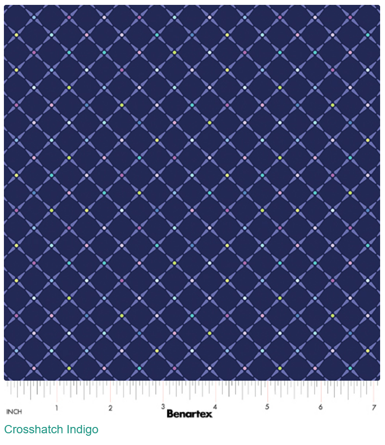 Crosshatch Indigo(Twilight Serenade)