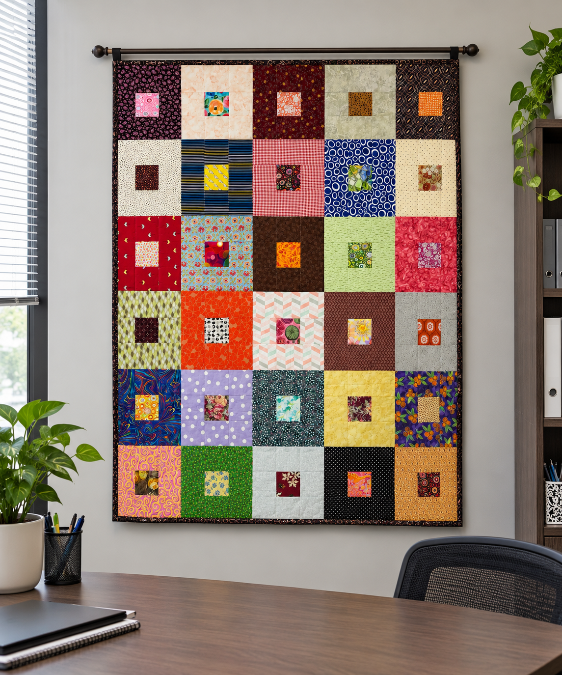 Square on Square Quilt