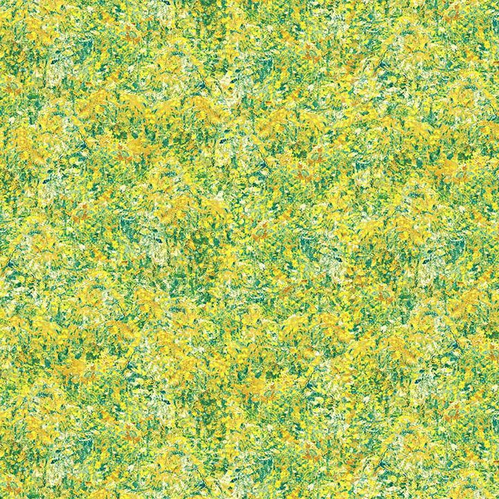 Timeless Brush Floral Texture - Yellow