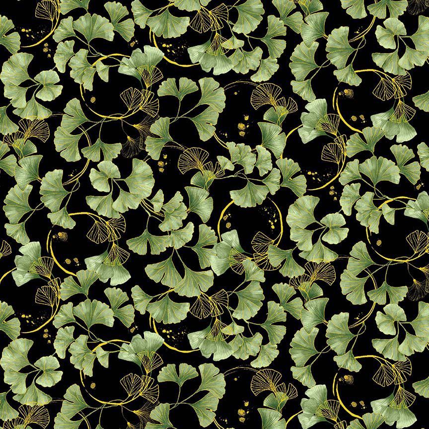 Gingko  Leaves Metallic
