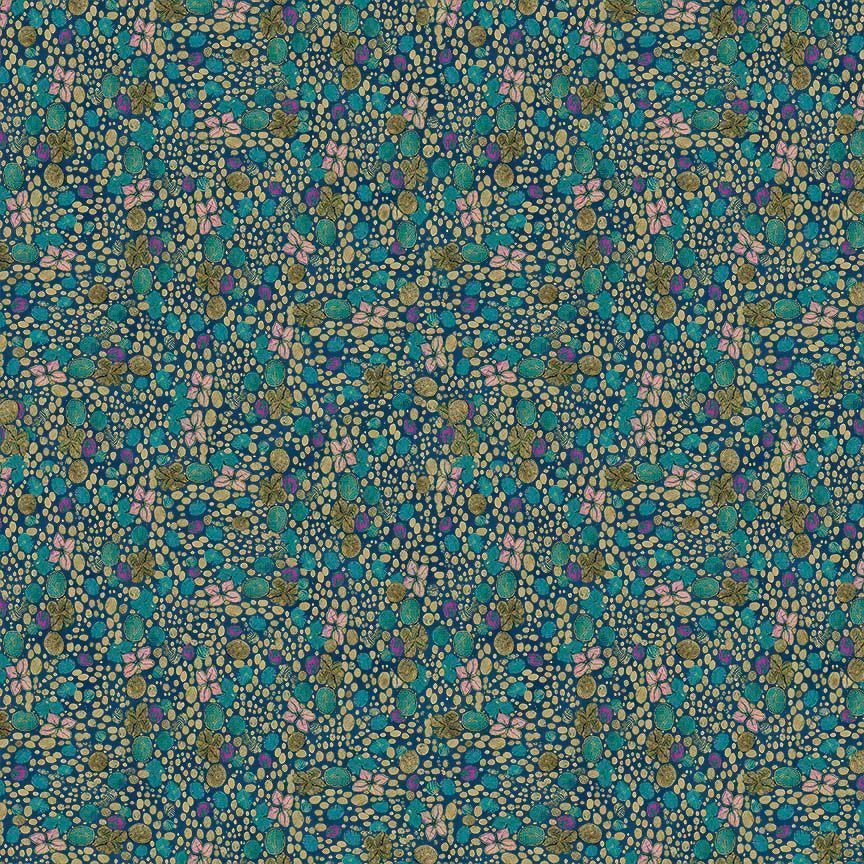 Packed Flowers & Dots