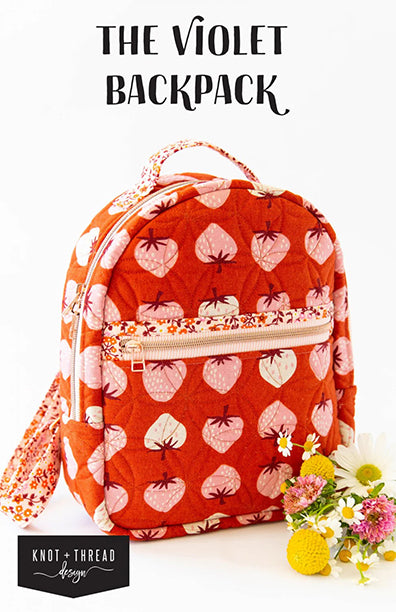 The Violet Backpack by Knot + Thread Designs