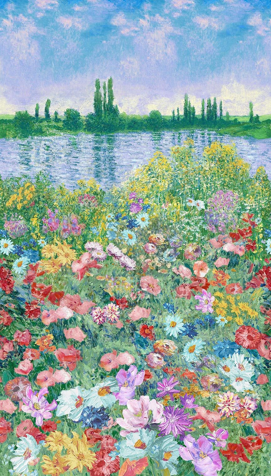 Impression Floral Panel 24"