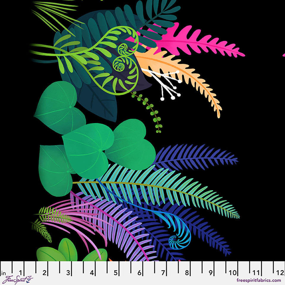 Fern Curl Border - Black
