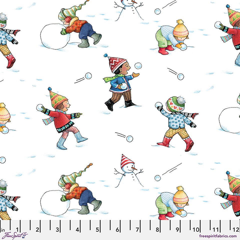Snowball Fight - White