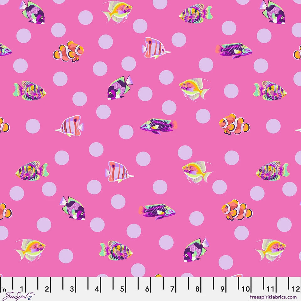 Tula Pink School Crossing - Delphine Floral Reef