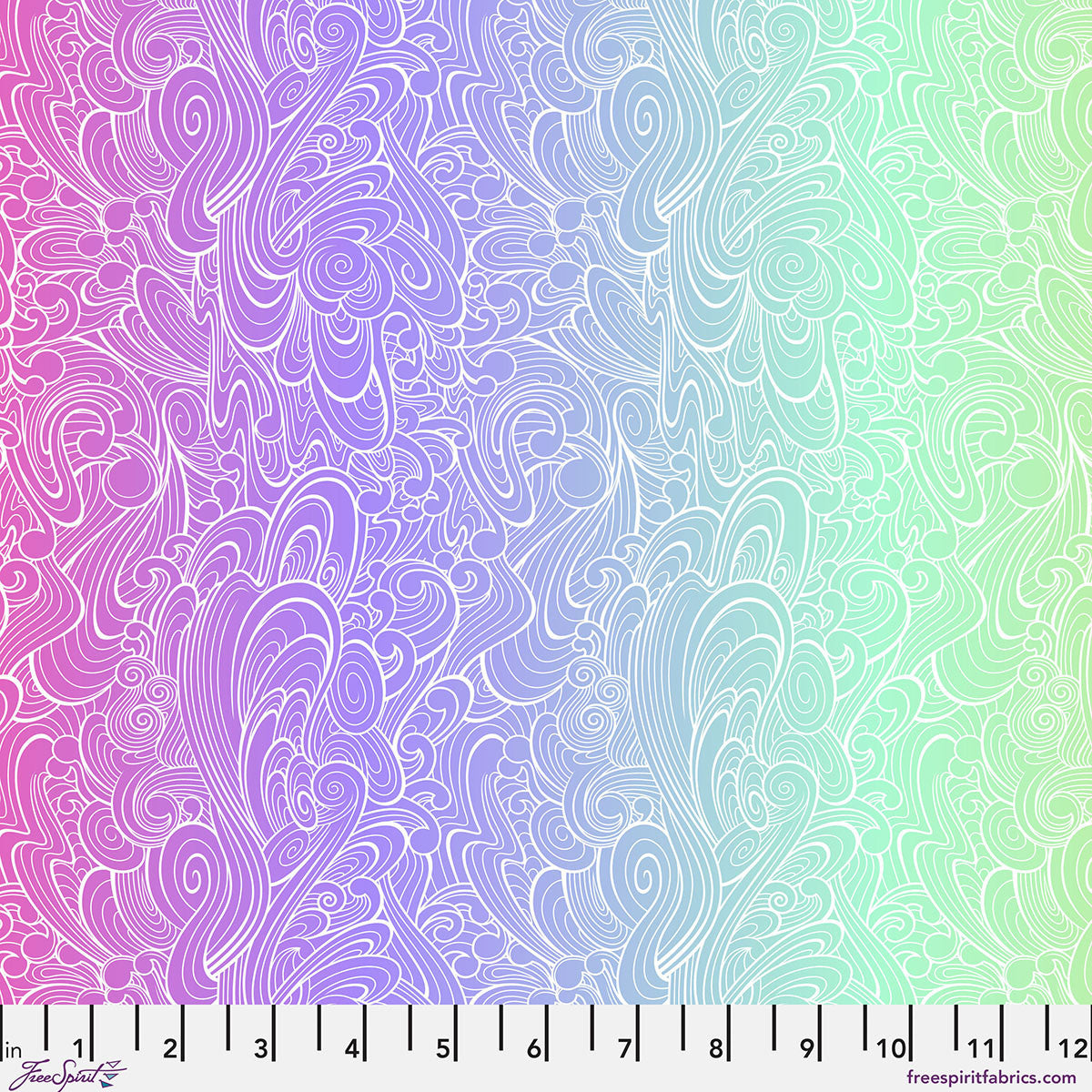 Tula Pink Riptide - Deep Dive Floral Reef