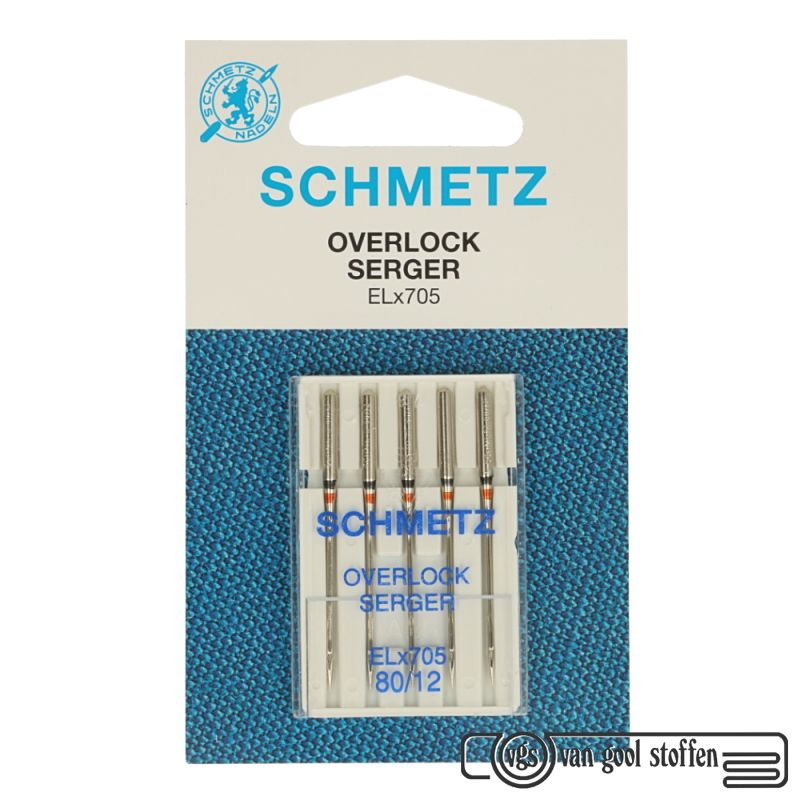 Schmetz Overlock Serger Needles ELx705 80/12