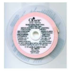 Clover Quick Bias Fusible Bias Tape (Baby Pink) 1/4"