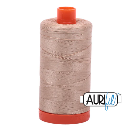 Aurifil Thread 50 wt. Mako Cotton 1300 Meter Spools
