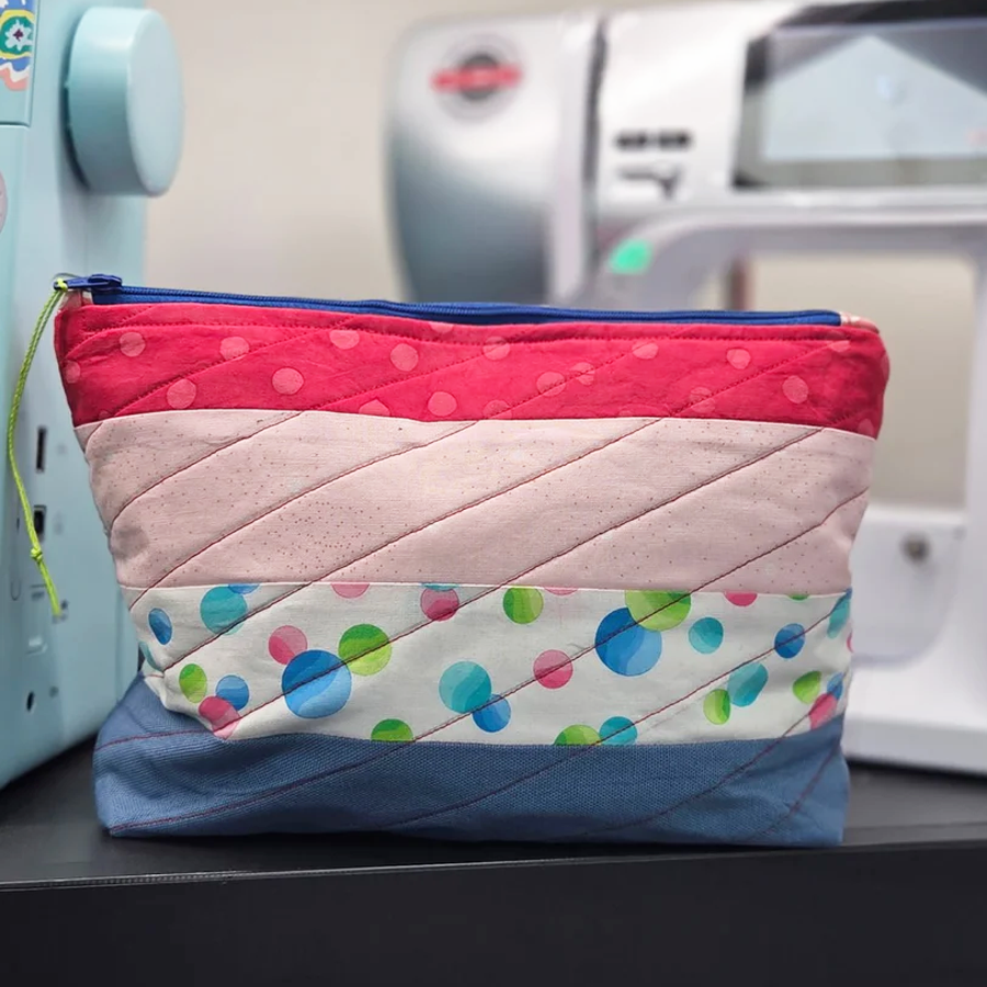 Sew Smart Kids Workshop – Pieced & Quilted Zipper Pouch with Laurie Alice