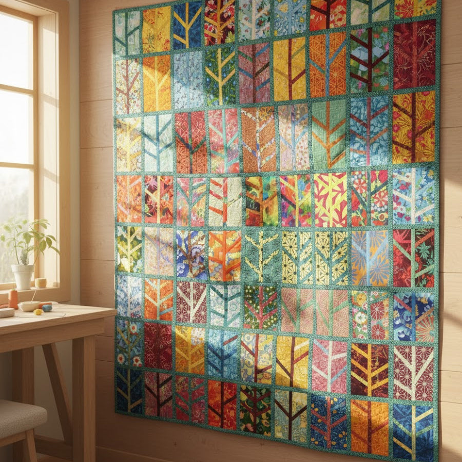 Creating A Paper Pieced Forest with Laurie Liang