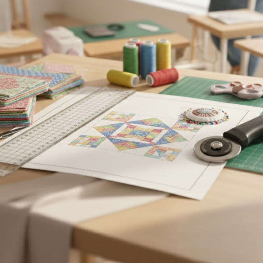 Beginner Basics - Quilting Fundamentals - The "Squared Up " Quilt with Laurie Liang