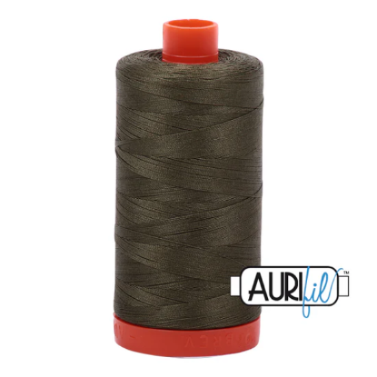 Aurifil Thread 50 wt. Mako Cotton 1300 Meter Spools
