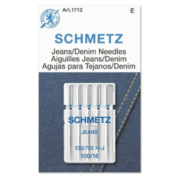 Schmetz Jeans/Denim Needles 130/705 H-J 100/16