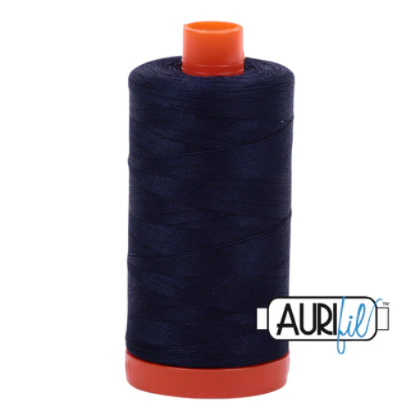 Aurifil Thread 50 wt. Mako Cotton 1300 Meter Spools