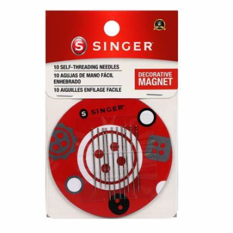Singer 10" Self-Threading Needle with MagnDecorative Magnet
