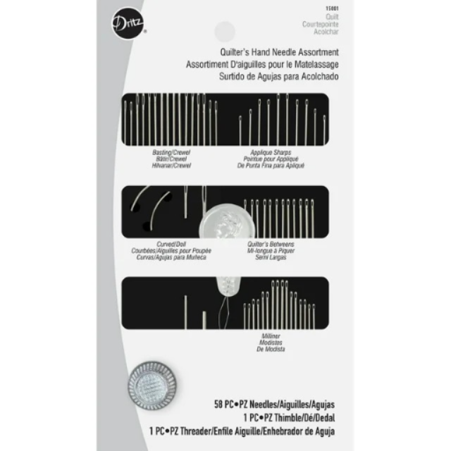 Dritz Quilters Hand Needle Assortment