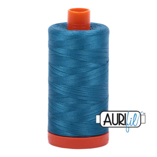Aurifil Thread 50 wt. Mako Cotton 1300 Meter Spools